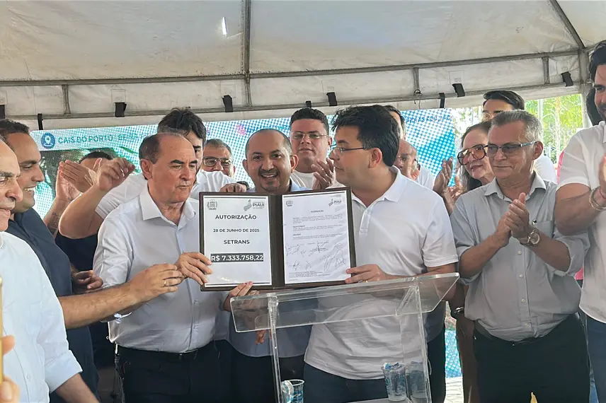 Em Floriano, Rafael Fonteles anuncia reforma e ampliação do cais da cidade