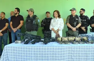 Entrega de novos equipamentos para PM em Floriano (Foto: Conecta Piauí)