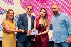 Evaldo Gomes participa do lançamento da Copa Rainha Marta de Futebol Feminino (Foto: Reprodução)