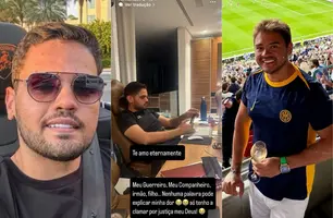 Fernandin OIG se pronuncia após morte do primo espancado em festa em Petrolina (Foto: Reprodução)