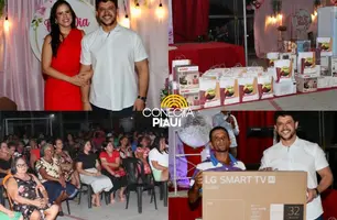 Festa das Mães emociona moradores em Hugo Napoleão com música e sorteios de prêmios (Foto: Reprodução)