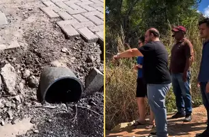 Geralane Cabral avalia estado da pista de cooper e promete melhorias em São Gonçalo (Foto: Reprodução/Redes Sociais)
