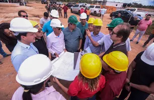 Governador em exercício anuncia retomada do rodoanel e vistoria obras habitacionais em Timon (Foto: Prefeitura de Timon (Leonardo Rocha/SECOM))