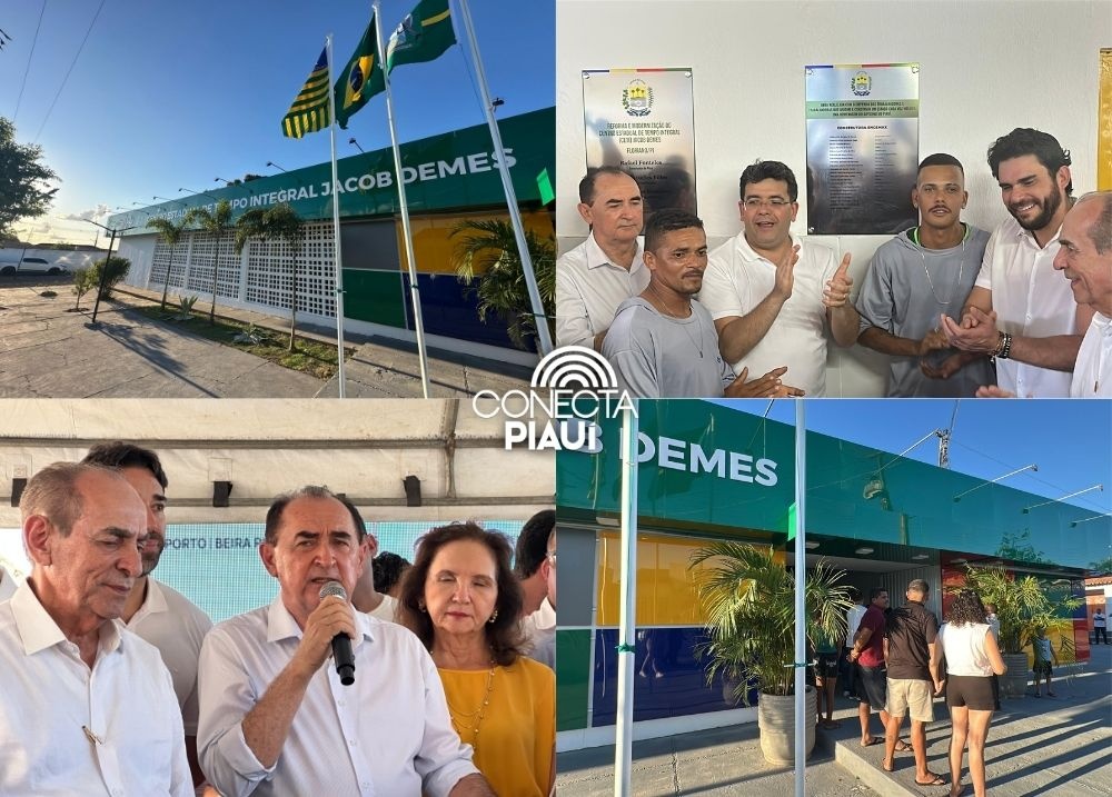 Governador entrega reforma do CETI Jacob Demes em Floriano com investimento de R$ 1,9 mi