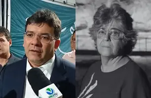 Governador presta homenagem a Niéde Guidon durante velório em São Raimundo Nonato (Foto: Conecta Piauí)