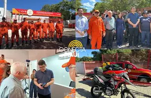 Governo inaugura novo e modernizado quartel do Corpo de Bombeiros em Esperantina (Foto: Conecta Piauí)