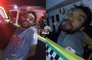 Homem com oito passagens é preso após aplicar golpe em restaurante de Teresina (Foto: Repórter 12/Conecta Piauí)