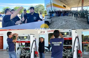 IMEPI realiza operação em postos em postos de combustíveis em Barras (Foto: Reprodução)