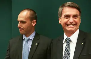 Jair Bolsonaro depõe na PF em apuração sobre ação internacional do filho (Foto: Reprodução)