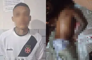 Jovem diz ter matado padrasto em Teresina como vingança pelas agressões à sua mãe (Foto: Reprodução)