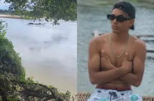 Jovem morre afogado durante mergulho no Rio Parnaíba, em Madeiro (Foto: Reprodução)