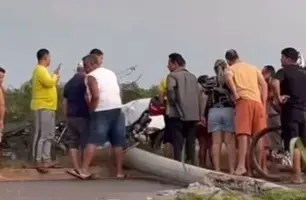 Jovem morre em grave acidente entre moto e carro em Timon (Foto: Divulgação/PRF-MA)