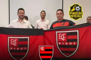 Luciano Benigno é aclamado presidente do Flamengo-PI e encerra intervenção no clube (Foto: Reprodução)