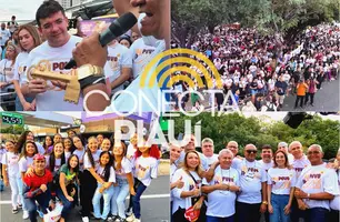 Marcha para Jesus reúne multidão em Teresina com o tema 'Um Só Povo, Um Só Deus' (Foto: Conecta Piauí)