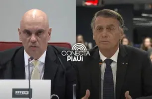 Moraes nega pedido de Bolsonaro para exibir vídeos durante interrogatório no STF (Foto: Reprodução)