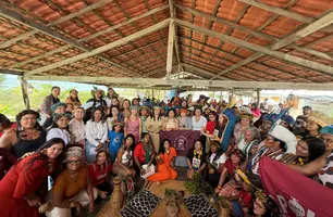 Mulheres indígenas do Piauí participam de evento nacional na Paraíba (Foto: Reprodução/Ascom Sempi)