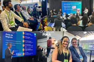 Painel debate qualificação profissional para impulsionar transição energética no Piauí (Foto: Joseph SIlva/Conecta Piauí)