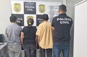 Pais e primo são presos acusados de estupro de adolescente grávida no Sul do Piauí (Foto: Reprodução)