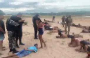 PM apreende armas, drogas e celulares roubados durante operação em Teresina (Foto: Reprodução/SSP)