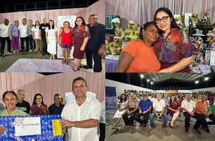 Prefeita Gerlane Cabral celebra o Dia das Mães com festa e sorteio de brindes em São Gonçalo do Piauí (Foto: Divulgação/Ascom)