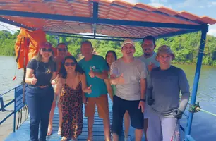 Prefeito de Caxingó inaugura balsa 'Pai Zuca' e celebra aniversário com população (Foto: Reprodução/Cidades na Net)