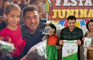 Prefeito de Massapê do Piauí inicia entrega inédita de uniformes escolares (Foto: Reprodução)