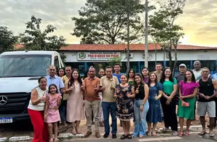 Prefeito de Pau D’Arco celebra aquisição de caminhão entregue pela Codevasf (Foto: Reprodução)