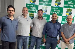 Prefeito de Ribeiro Gonçalves discute manutenção da PI entre Uruçuí-Ribeiro Gonçalves (Foto: Reprodução)