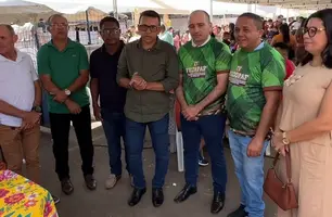 Prefeito de Santa Rosa do Piauí destaca importância da agricultura familiar em feira regional (Foto: Reprodução/Redes Sociais)