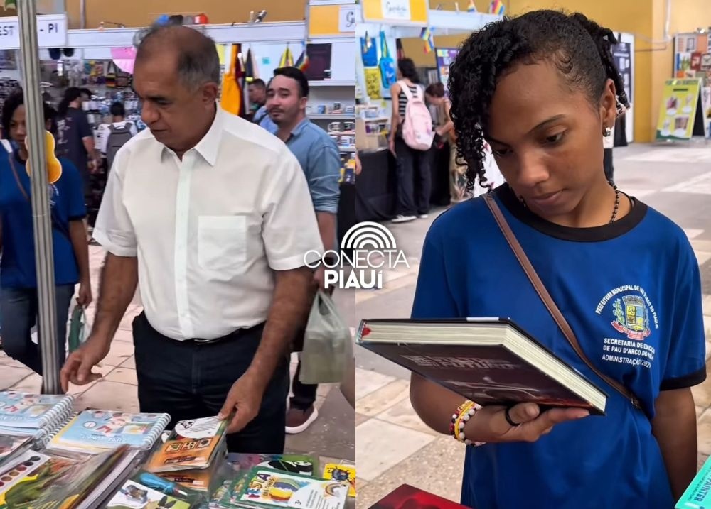 Prefeito Milton Passos acompanha estudantes de Pau D’Arco durante o SALIPI