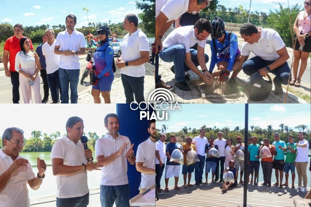 Prefeitura de Água Branca realiza distribuição de alevinos e mudas frutíferas