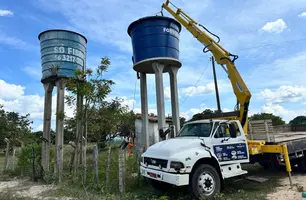 Prefeitura de Esperantina instala caixa d’água de 10 mil litros na zona rural (Foto: Reprodução)