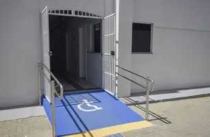 Rampa de cadeirante (Foto: Reprodução)