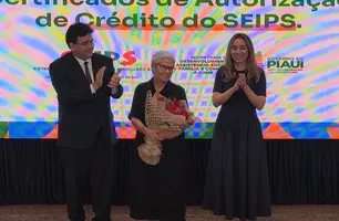 Regina Sousa anuncia R$ 9 milhões e anuncia saída da Assistência Social (Foto: Conecta Piauí)