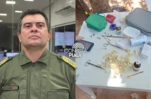 Rinha de galo: PM desarticula grupo e conduz mais de 43 pessoas à Central de Flagrantes em Teresina (Foto: Conecta Piauí)