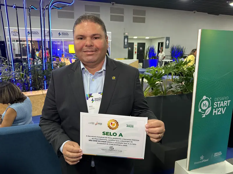 SEMARH entrega Selo Ambiental de ICMS Ecológico na Brazil Energy Conference
