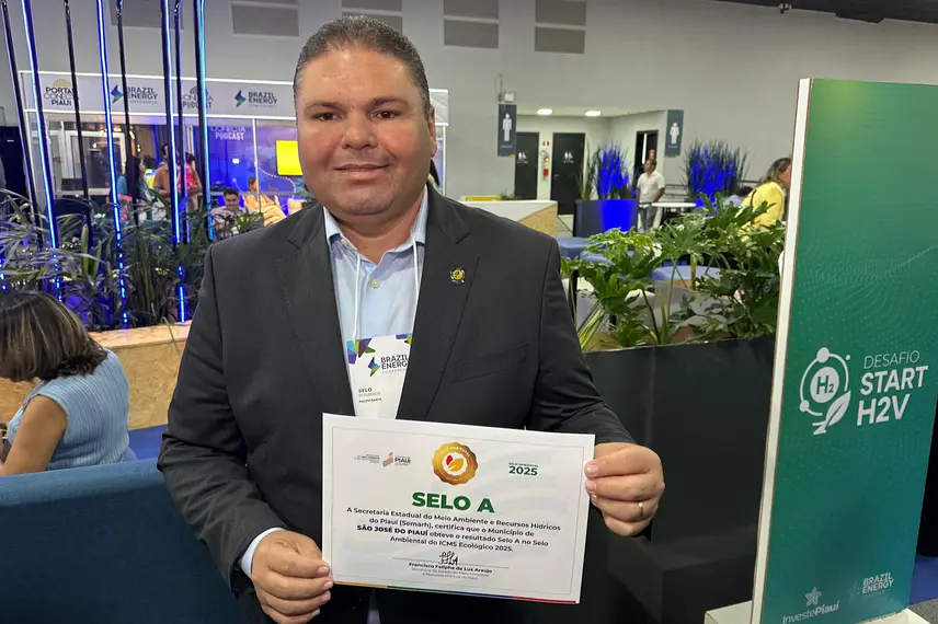 SEMARH entrega Selo Ambiental de ICMS Ecológico na Brazil Energy Conference