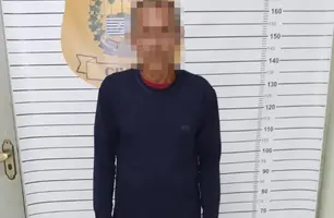 Suspeito de agarrar e beijar criança na boca dentro de padaria é preso em Parnaíba (Foto: Divulgação/Polícia Civil)