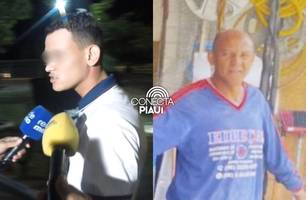 Suspeito de homicídio de empresário se apresenta à polícia em Teresina (Foto: Repórter 12/Conecta Piauí)