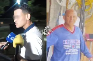 Suspeito de homicídio de empresário se apresenta à polícia em Teresina (Foto: Repórter 12/Conecta Piauí)