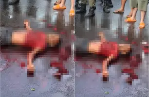 Suspeito é baleado após roubo na avenida Raul Lopes, em Teresina (Foto: Reprodução)