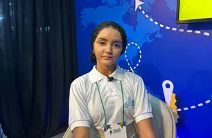 Tatielle Silva, aluna UAB de Simões (Foto: Conecta Piauí)