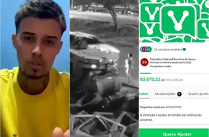 Vaquinha do ex de Lokinho para ajudar vítimas de acidente tem baixa arrecadação (Foto: Reprodução)