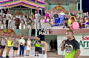 Abdoral Melo entrega materiais a profissionais da Zumba em Curimatá (Foto: Reprodução)