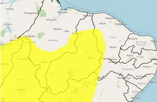 Alerta de baixa umidade (Foto: INMET)