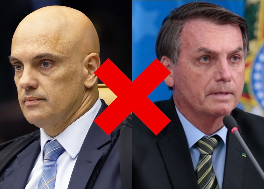 Alexandre de Moraes e Bolsonaro