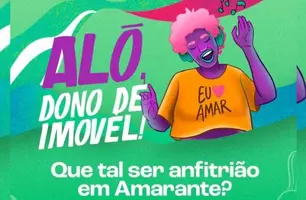 Amarante lança campanha de hospedagem (Foto: Reprodução-redes sociais)