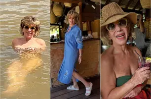 Apresentadora Silvia Poppovic curte litoral do Piauí e se encanta com as belezas (Foto: Reprodução)