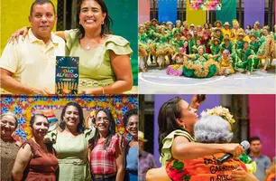 Arraiá da Escola João Alfredo emociona a comunidade com espetáculo em Lagoa do Piauí (Foto: Reprodução)