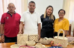 Artesanato em palha de carnaúba (Foto: Reprodução/Redes Sociais)